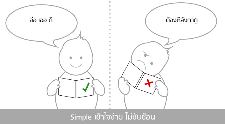 Simple เข้าใจง่าย ไม่ซับซ้อน