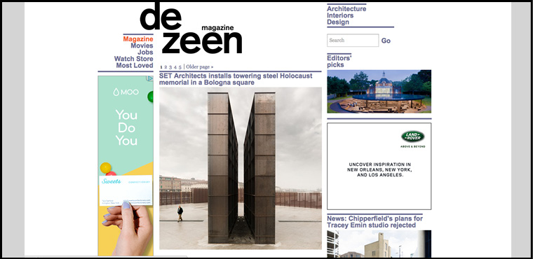 เว็บไซต์สถาปัตย์ Dezeen