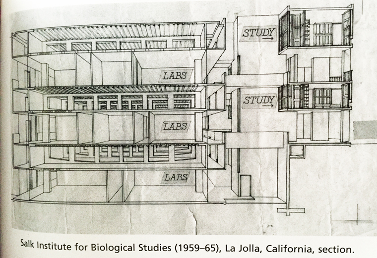 section diagram salk institute