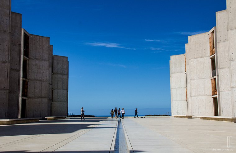 grand view - Salk Institute Louis Kahn หลุยส์ คาห์น