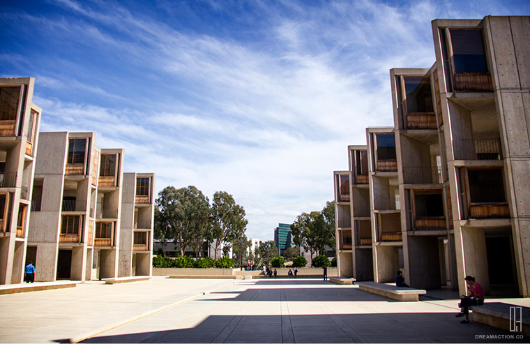 look back-Salk Institute Louis Kahn หลุยส์ คาห์น