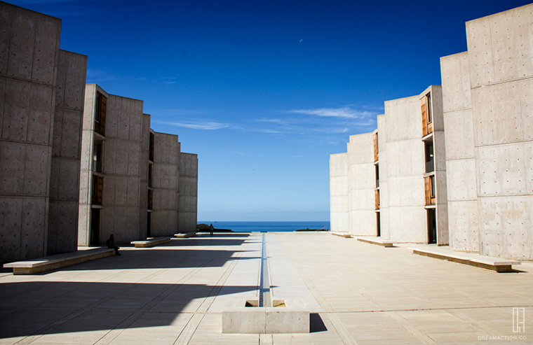 grand view - Salk Institute Louis Kahn หลุยส์ คาห์น