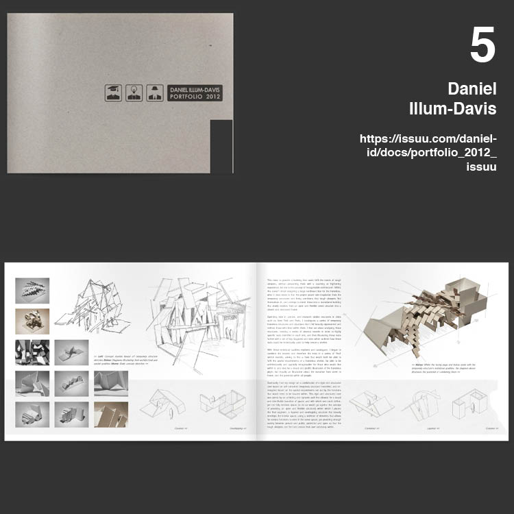 7 ตัวอย่าง Beautiful Portfolio สวย : Architecture / Landscape / Interior