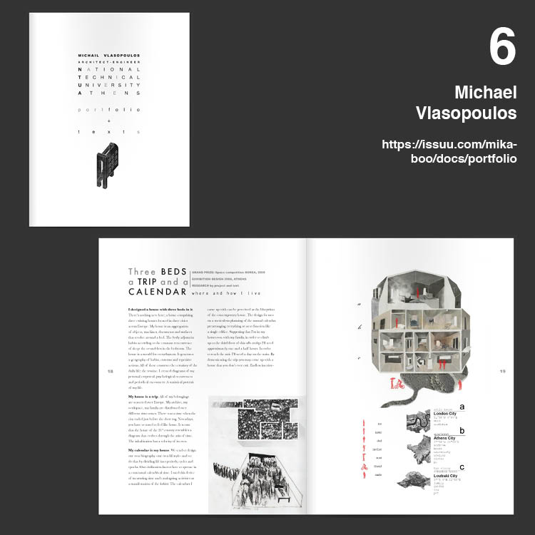 7 ตัวอย่าง Beautiful Portfolio สวย : Architecture / Landscape / Interior