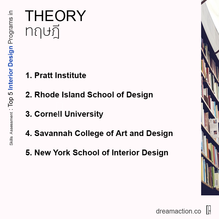 เฉพาะทาง โรงเรียน เรียนต่อ Interior Design architecture สถาปัตย์ ออกแบบภายใน อินทีเรีย ต่อโท อเมริกา