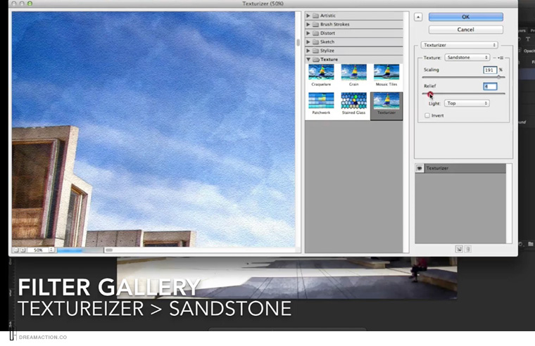Photoshop Tutorials ทำภาพสีน้ำ ทำperspective effect ใส่เอฟเฟค