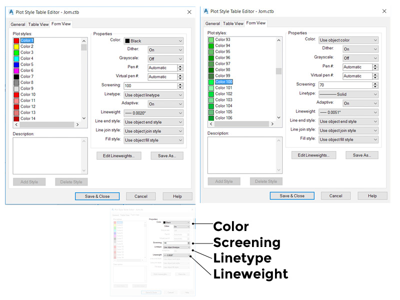 วิธีตั้ง PenPlot pen plotter Plotstyle หัวปากกา ใน พล๊อต AutoCad อย่างง่าย อย่างโปร