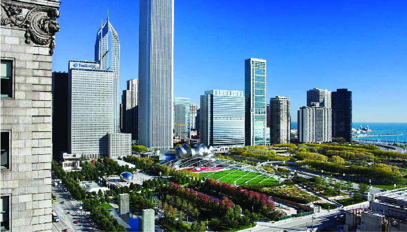 Lurie Garden Millenium Park GGN มิลเลเนียม พาร์ค จีจีเอ็น ลูรี่การ์เด้น