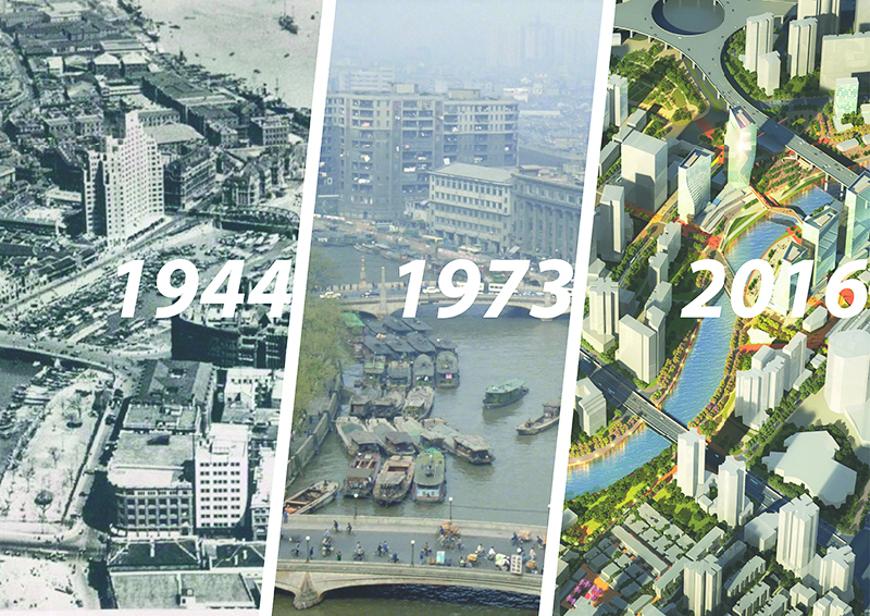 การพัฒนาเมือง ภูมิสถาปัตยกรรรม ออกแบบเมือง ริมน้ำ ซาซากิ เซี่ยงไฮ้ SASAKI Suzhou creek