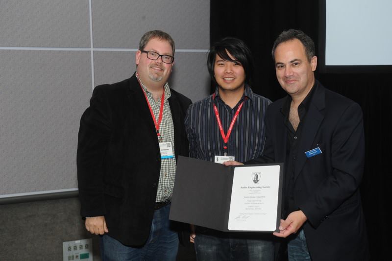 Max AES Award with judges